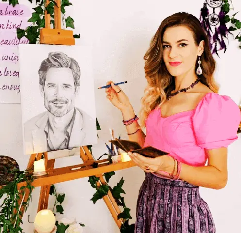 Eva bloom Soulmate sketch drawing